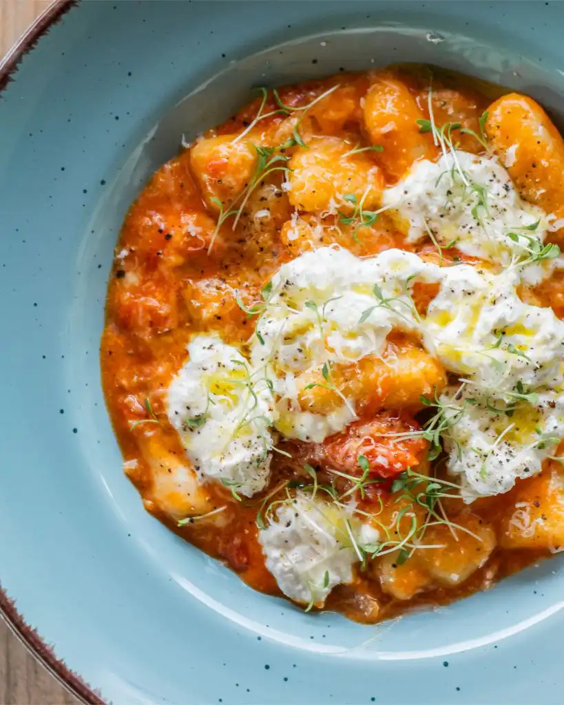 Bild eines Tellers Gnocchi